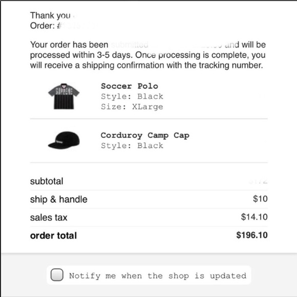 Supreme Size XL Extra Large Soccer Jersey Polo New - Picture 4 of 4